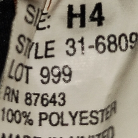 QuverThreads pants tan elastic waist band Size: H4 - Picture 4 of 5